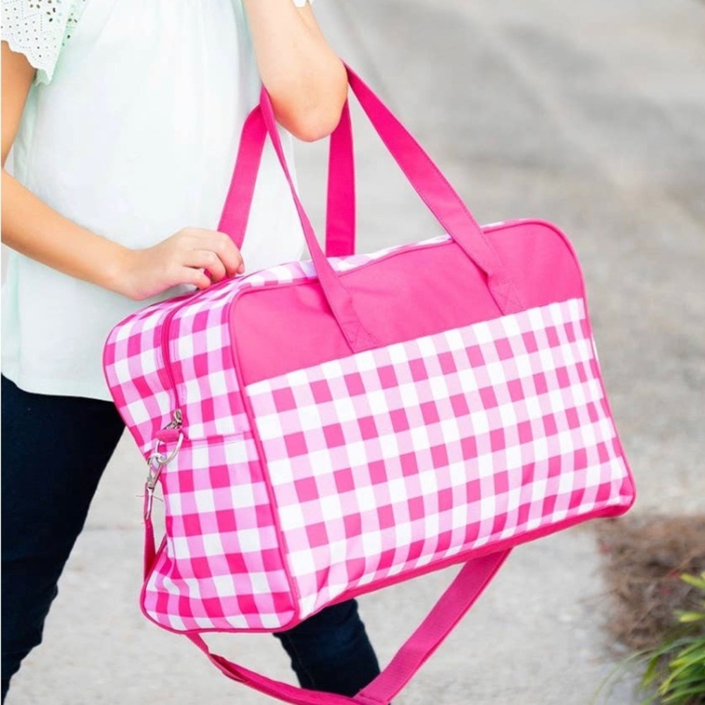 Gingham Weekender Bag - Picture 3 of 3